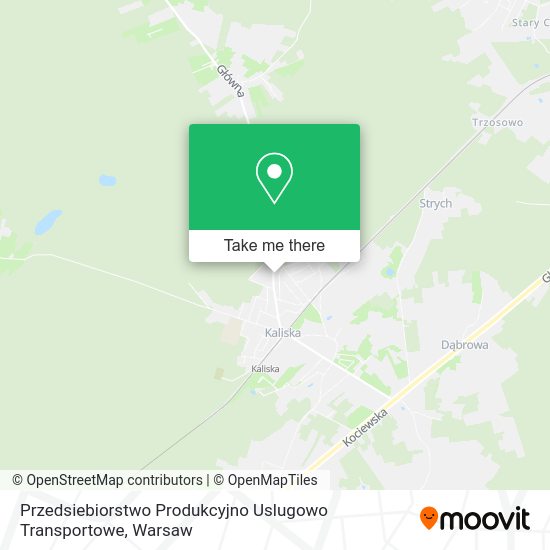 Przedsiebiorstwo Produkcyjno Uslugowo Transportowe map