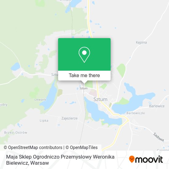 Maja Sklep Ogrodniczo Przemyslowy Weronika Bielewicz map