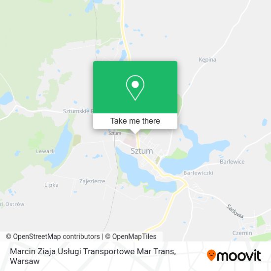 Marcin Ziaja Usługi Transportowe Mar Trans map