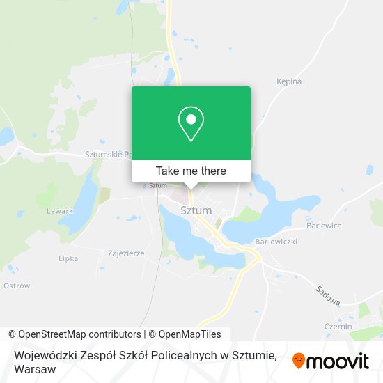 Wojewódzki Zespół Szkół Policealnych w Sztumie map
