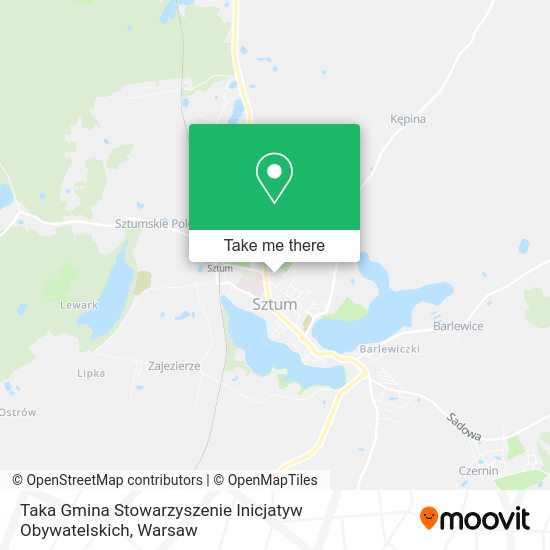 Taka Gmina Stowarzyszenie Inicjatyw Obywatelskich map