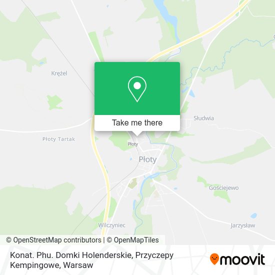 Konat. Phu. Domki Holenderskie, Przyczepy Kempingowe map