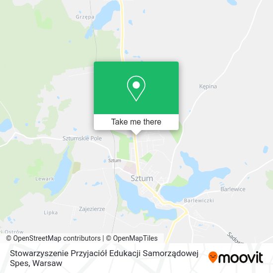 Stowarzyszenie Przyjaciół Edukacji Samorządowej Spes map