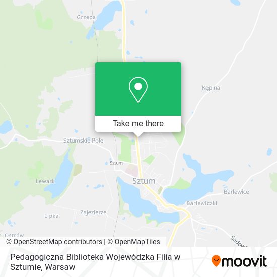 Pedagogiczna Biblioteka Wojewódzka Filia w Sztumie map