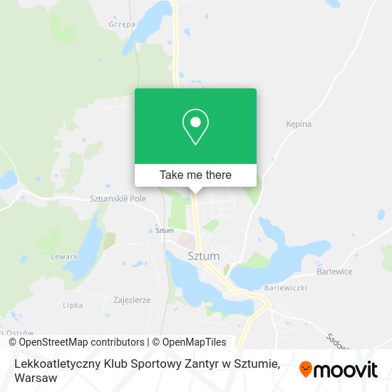 Lekkoatletyczny Klub Sportowy Zantyr w Sztumie map