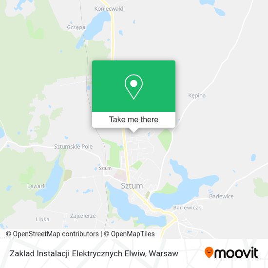 Zaklad Instalacji Elektrycznych Elwiw map