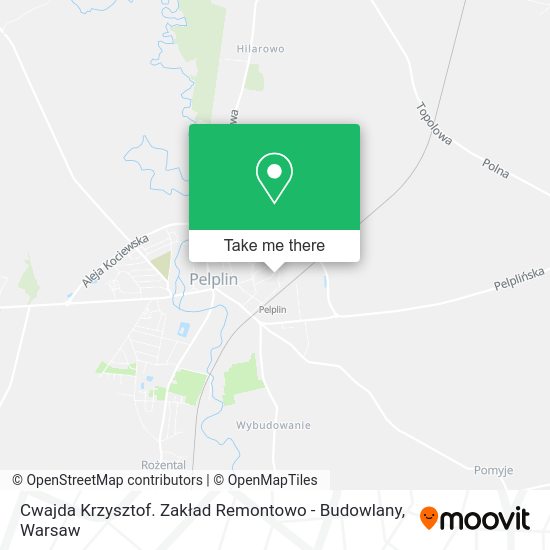 Cwajda Krzysztof. Zakład Remontowo - Budowlany map