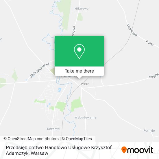 Przedsiębiorstwo Handlowo Usługowe Krzysztof Adamczyk map