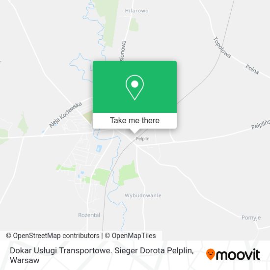 Dokar Usługi Transportowe. Sieger Dorota Pelplin map