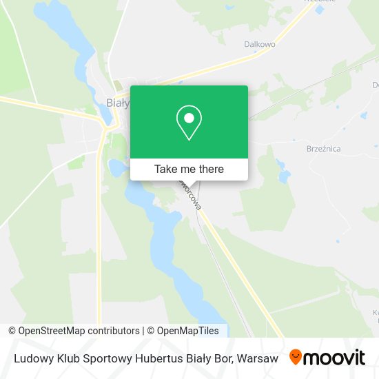 Ludowy Klub Sportowy Hubertus Biały Bor map