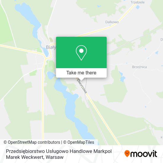 Przedsiębiorstwo Usługowo Handlowe Markpol Marek Weckwert map