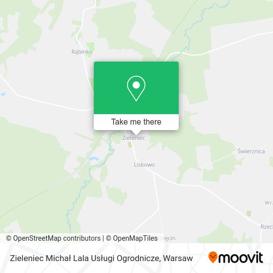 Zieleniec Michał Lala Usługi Ogrodnicze map