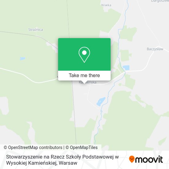 Stowarzyszenie na Rzecz Szkoły Podstawowej w Wysokiej Kamieńskiej map