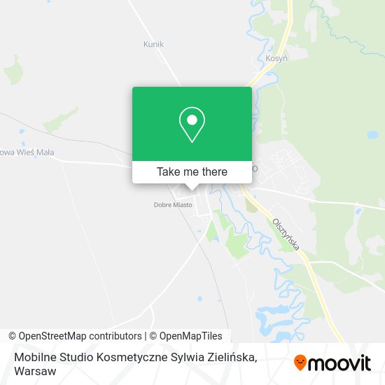 Mobilne Studio Kosmetyczne Sylwia Zielińska map