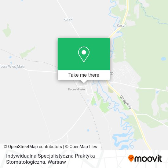 Indywidualna Specjalistyczna Praktyka Stomatologiczna map