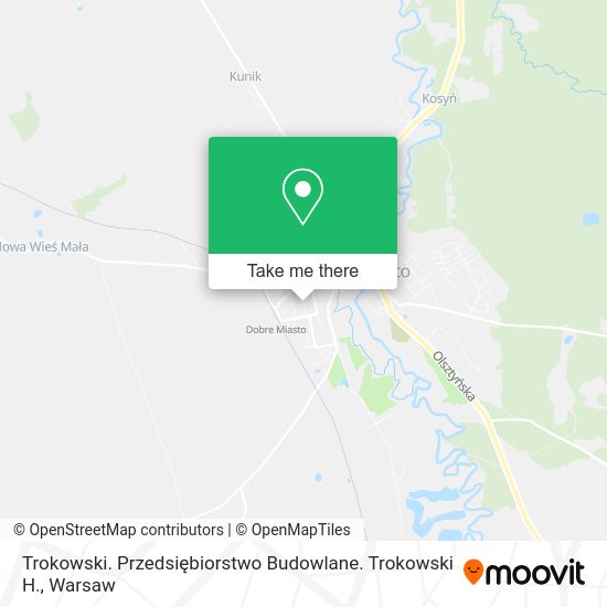 Trokowski. Przedsiębiorstwo Budowlane. Trokowski H. map