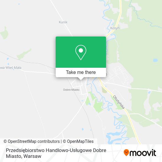 Przedsiębiorstwo Handlowo-Usługowe Dobre Miasto map