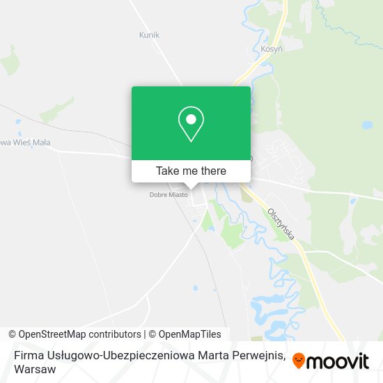 Firma Usługowo-Ubezpieczeniowa Marta Perwejnis map