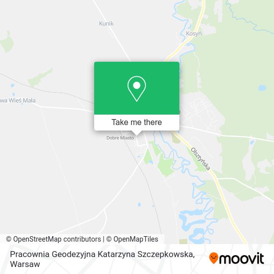 Pracownia Geodezyjna Katarzyna Szczepkowska map