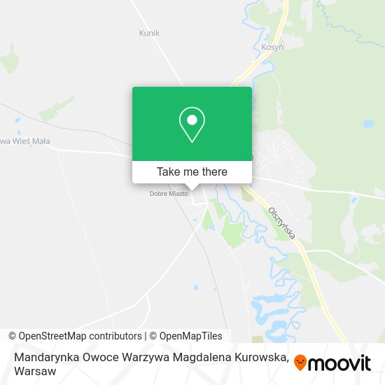 Mandarynka Owoce Warzywa Magdalena Kurowska map