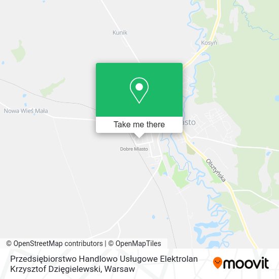 Przedsiębiorstwo Handlowo Usługowe Elektrolan Krzysztof Dzięgielewski map