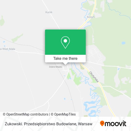 Żukowski. Przedsiębiorstwo Budowlane map