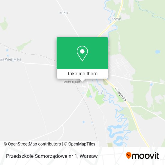 Przedszkole Samorządowe nr 1 map