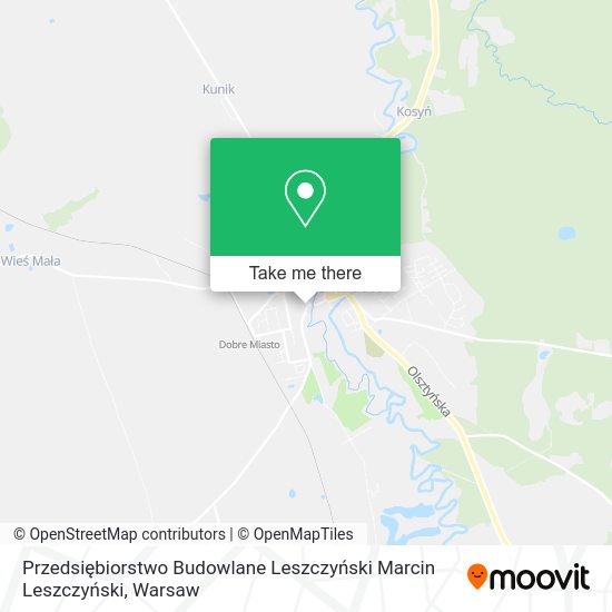 Przedsiębiorstwo Budowlane Leszczyński Marcin Leszczyński map