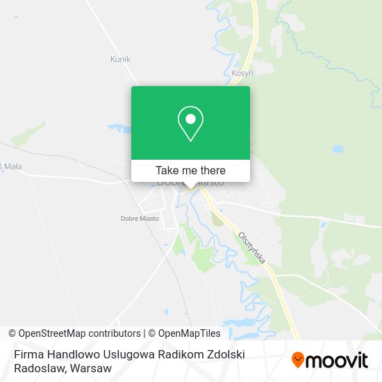 Firma Handlowo Uslugowa Radikom Zdolski Radoslaw map