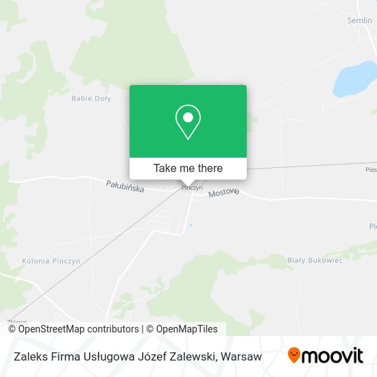 Zaleks Firma Usługowa Józef Zalewski map