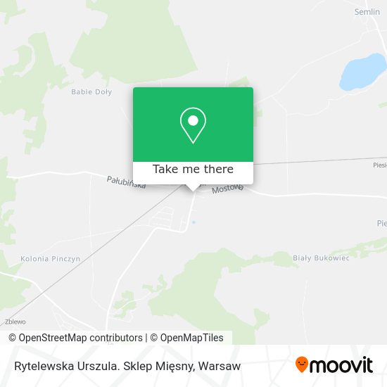 Rytelewska Urszula. Sklep Mięsny map