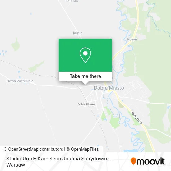 Studio Urody Kameleon Joanna Spirydowicz map