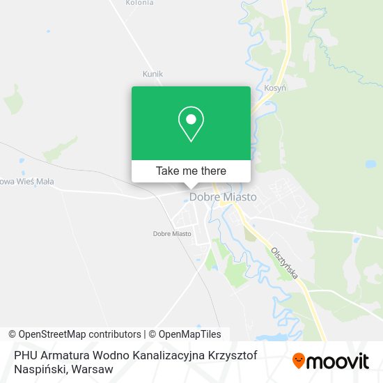 PHU Armatura Wodno Kanalizacyjna Krzysztof Naspiński map