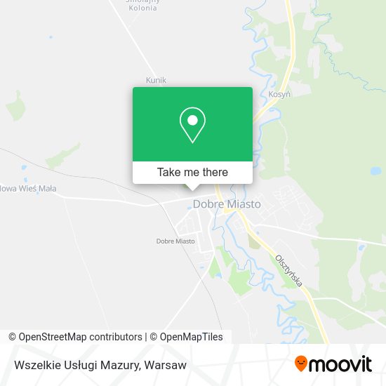 Wszelkie Usługi Mazury map