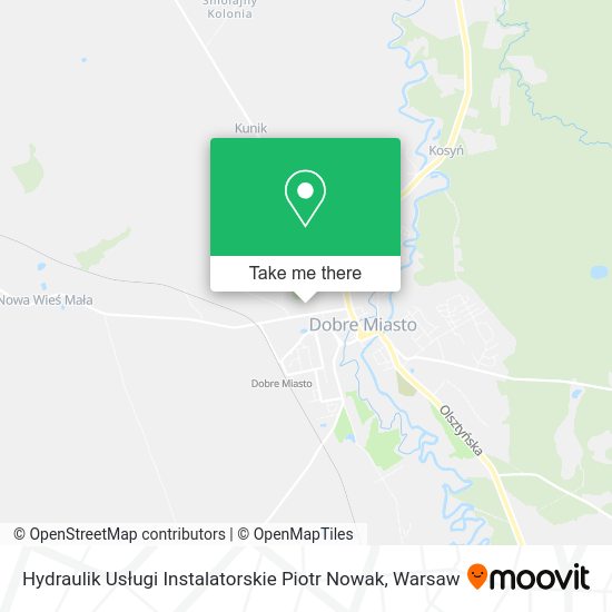 Hydraulik Usługi Instalatorskie Piotr Nowak map