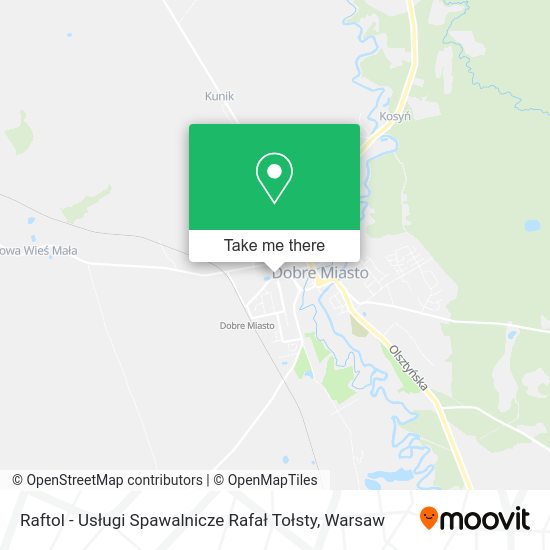 Raftol - Usługi Spawalnicze Rafał Tołsty map