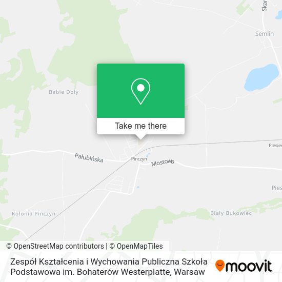 Zespół Kształcenia i Wychowania Publiczna Szkoła Podstawowa im. Bohaterów Westerplatte map