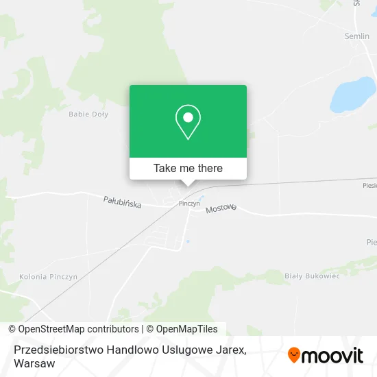 Карта Przedsiebiorstwo Handlowo Uslugowe Jarex