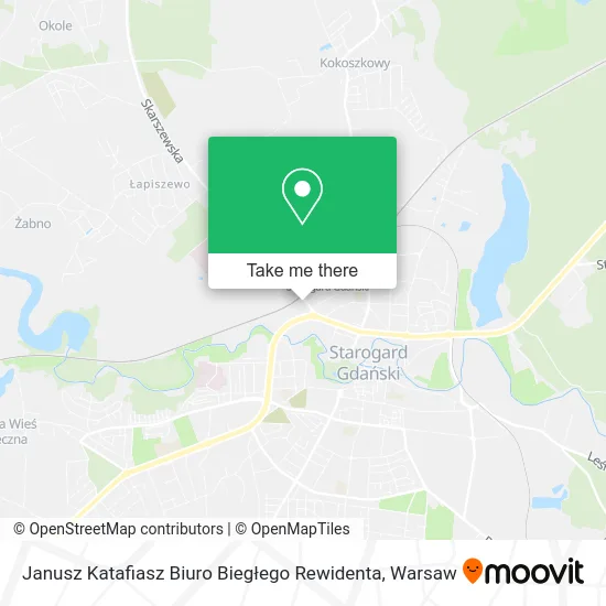 Карта Janusz Katafiasz Biuro Biegłego Rewidenta