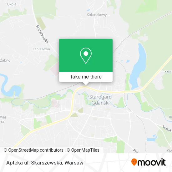 Карта Apteka ul. Skarszewska