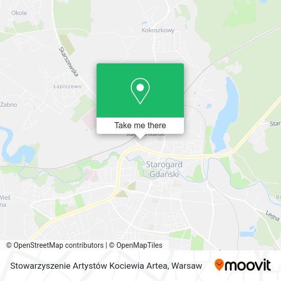 Stowarzyszenie Artystów Kociewia Artea map