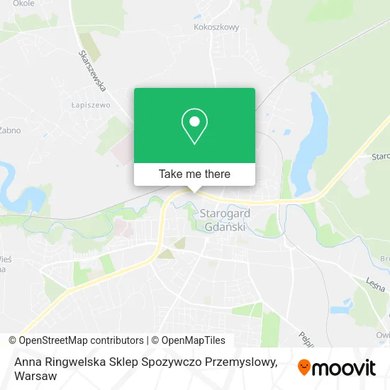 Карта Anna Ringwelska Sklep Spozywczo Przemyslowy