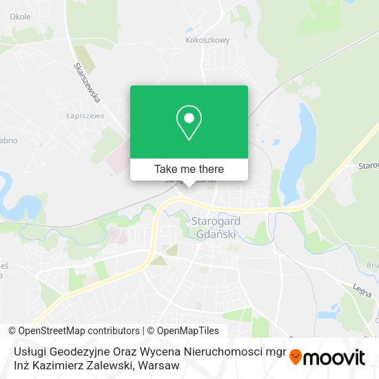 Usługi Geodezyjne Oraz Wycena Nieruchomosci mgr Inż Kazimierz Zalewski map