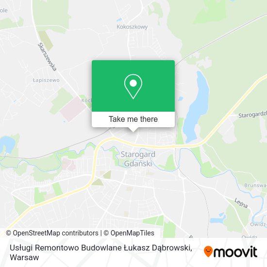 Usługi Remontowo Budowlane Łukasz Dąbrowski map