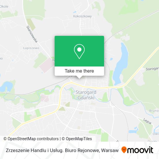 Zrzeszenie Handlu i Usług. Biuro Rejonowe map