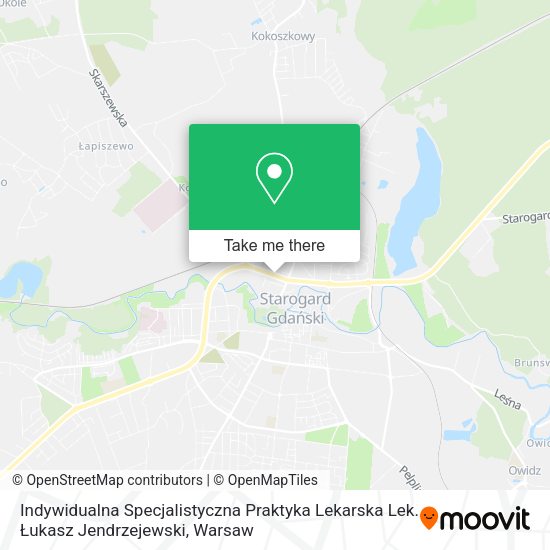 Indywidualna Specjalistyczna Praktyka Lekarska Lek. Łukasz Jendrzejewski map