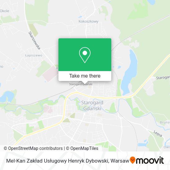 Mel-Kan Zakład Usługowy Henryk Dybowski map