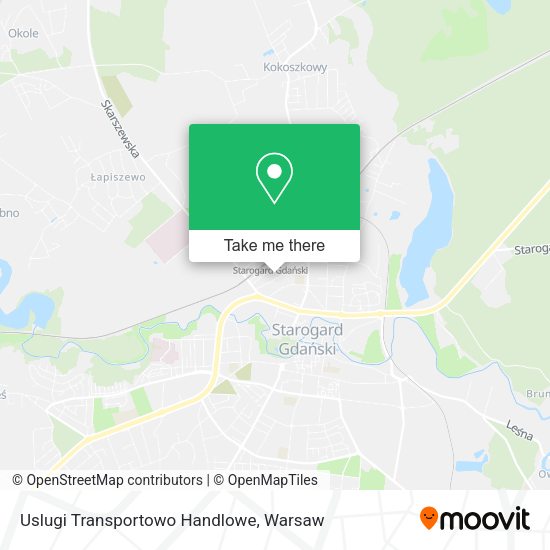 Uslugi Transportowo Handlowe map