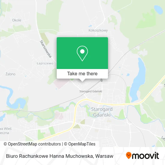 Карта Biuro Rachunkowe Hanna Muchowska
