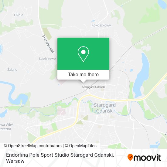 Endorfina Pole Sport Studio Starogard Gdański map